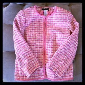 Pink Sag Harbor Tweed Jacket